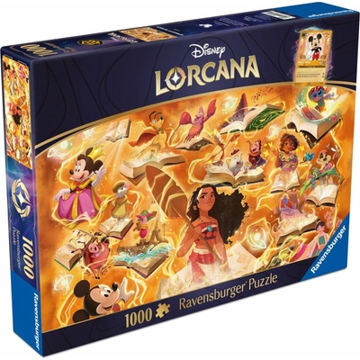 RAVENSBURGER Disney Lorcana Glimmers of the Realm Jantár 1000 dielov