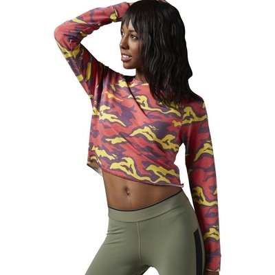 Reebok Yoga Camo Cover Up laser red