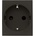 Vimar 30208. G Контакт Schuko SICURY Linea, 2P+E 16A 250 V~, с детска защита, 2М, Black, (VM30208.G)