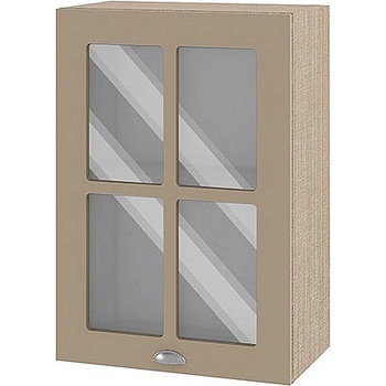 Image 1 of ИРИМ Горен кухненски шкаф витрина Сити МФ-Капучино мат-11-118 50 см