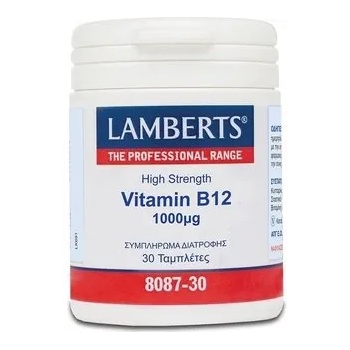 LAMBERTS ЛАМБЕРТС ВИТАМИН b-12 1000mcg 30ТАБЛ / lamberts b-12 1000mcg 30tabs (methylcobalamin)