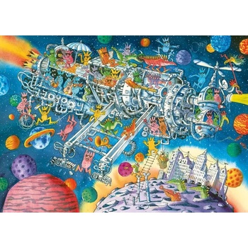 Heye - Puzzle Aliens Welcome! - 1 000 piese