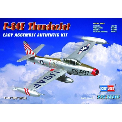 Hobbyboss Hobby Boss Republic F 84E Thunderjet Model Kit 246 1:72