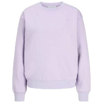 Блуза Jack & jones Abbie Every Relaxed Fit JJXX sweatshirt - Purple (Purple Rose / Print Sunlit Allium Logo)