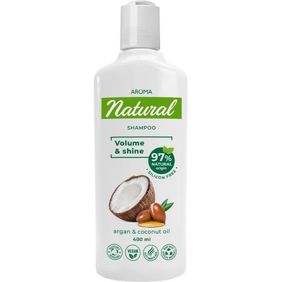 Aroma Natural Шампоан с масло от арган и кокосово мляко, 400 ml