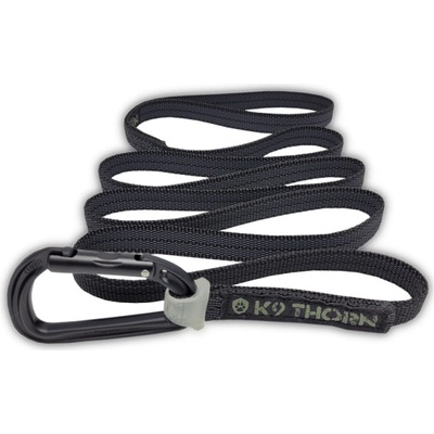 K9 Thorn vodítko protiskluzové s karabinou petzl