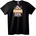 NOONEBRAND Тениска Коледни кученца - 6XL, Black