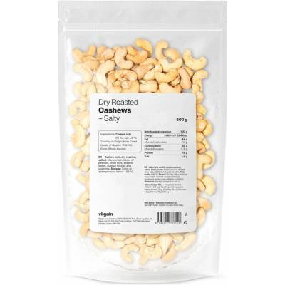 Vilgain Kešu nasucho pražené solené 500 g