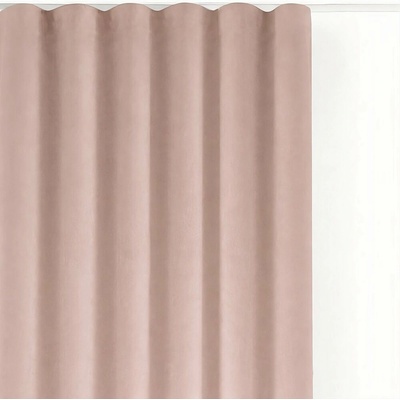 Svetloružový zamatový dimout záves 200x250 cm Velto – Filumi