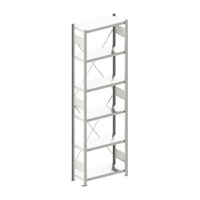 META zásuvný základní regál 2500 x 750 x 300 mm 6 polic 100 kg