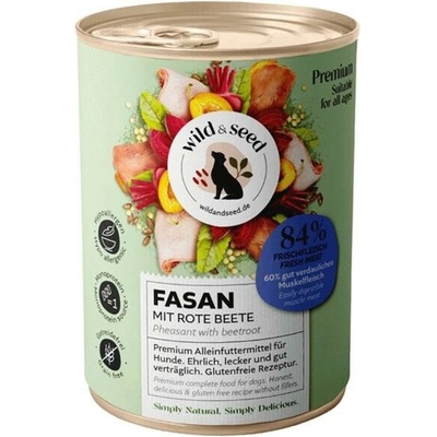 Wild&Seed Dog bažant 400 g
