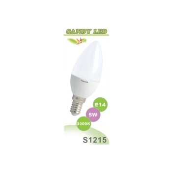 Luci LED žárovka svíčka 5W E14 Teplá bílá