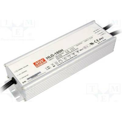 MEAN WELL HLG-185H-54B Napájecí zdroj: spínaný; LED; 185W; 54VDC; 3,45A; 90÷305VAC; IP67