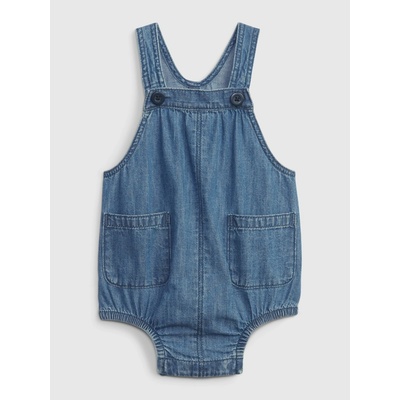 GAP Baby džínový overal Washwell Modrá