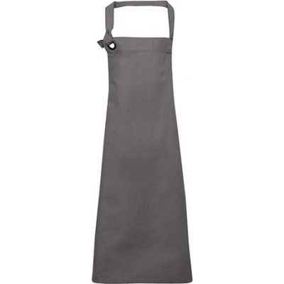 Premier Workwear Pracovná zástera za krk PR130 Dark Grey Pantone 431 72 x 86 cm