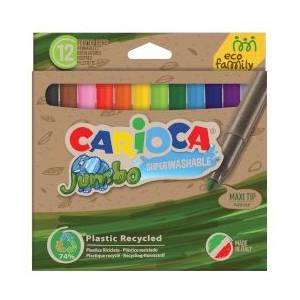 CARIOCA Флумастери Recycled Jumbo 12 цвята