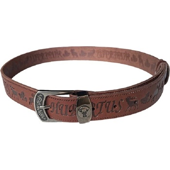 Opasok Hubertus kožený hnedý