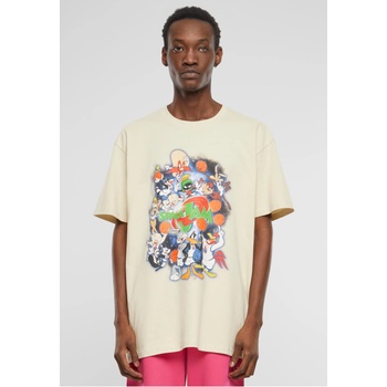 Mister Tee Тениска Space Jam Teamwork Oversize Tee sand XXLUB-MT3123-00208 - Тъмносив, размер L