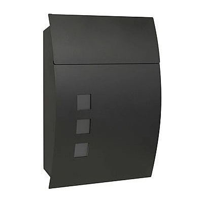 Poštová schránka RICHTER BK.931.G.CM (čierna matná), čierná matná, RICHTER Čierna matná