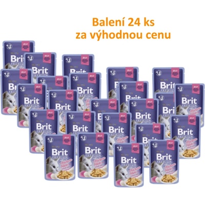 Brit Premium Cat Delicate Fillets in Jelly with Chicken 24 x 85 g