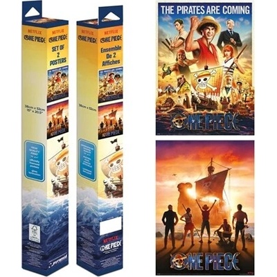 Súprava plagátov One Piece Live Action - 2 plagáty, 52 × 38 cm (PPB35403)