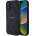 GUESS Гръб Guess PU Leather 4G Colored Ring MagSafe Case за iPhone 16 - Черен