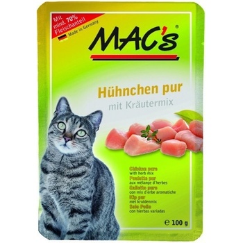 Mac's Cat masová kuřecí s bylinkami 12 x 100 g