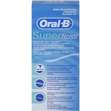 Oral-B Super Floss ortodontická zubní nit pro rovnátka 50 ks