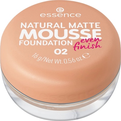 Essence Natural Matte Mousse penový make-up pre matný vzhľad 02 16 g