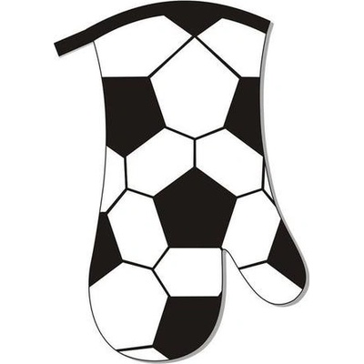 TORO Kuchynská chňapka, rukavica, dekor futbal