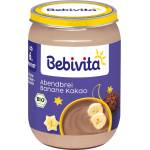 Bebivita Био млечна каша Bebivita Лека нощ - Грис с банан и шоколад, 190 g (14602) - ozone