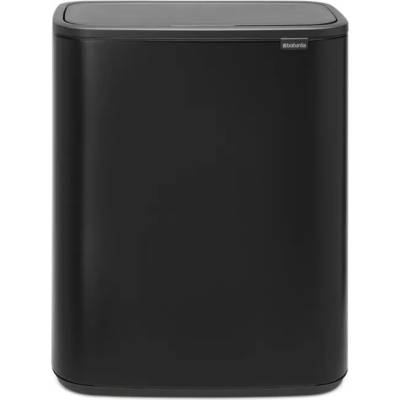 Brabantia Кош за смет Brabantia Bo Touch 2x30L, Matt Black (1003218)