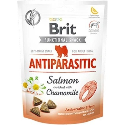 Maškrty Brit Care Dog Functional Snack Antiparasitic Salmon 150 g