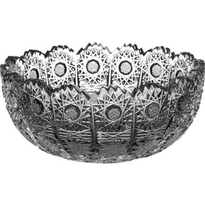 PB CRYSTAL Broušená miska kompotka 60531/116mm Klasický brus 500 PK