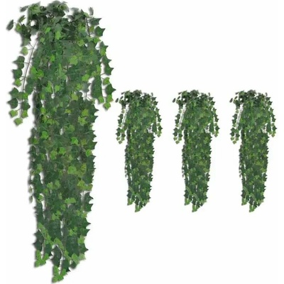 Umělé břečťanové trsy 4 ks zelené 90 cm
