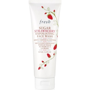 fresh Sugar Strawberry Face Wash ексфолиращ почистващ гел 125ml
