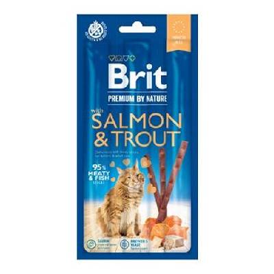 Brit Premium by Nature Cat Sticks with Salmon & Trout 3 ks