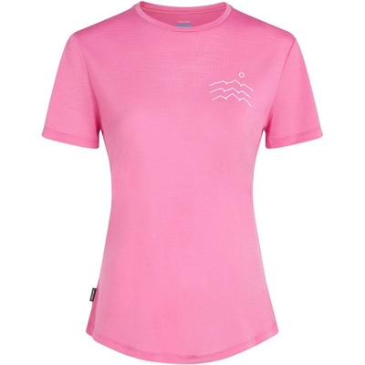 ICEBREAKER Dámské merino tričko s krátkým rukávem Wmns 125 Cool-Lite Sphere SS Tee Across Pop