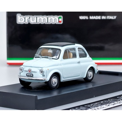Fiat 500FSvětle modrá Brumm JIŽ SKLADEM! 1:43