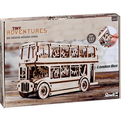 Revell 3D Пъзел Revell от 197 части - Лондонски бус (00618)
