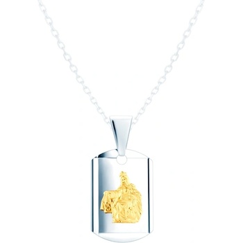 SAVICKI Медальон savicki: позлатено сребро