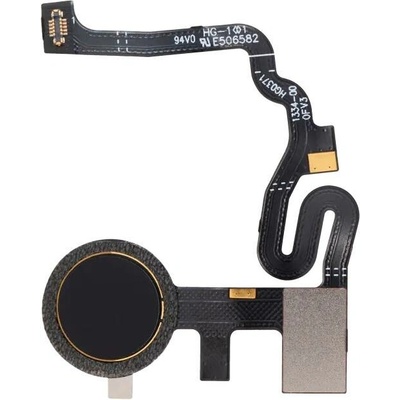 Čtečka otisků prstů + Flex kabel Google Pixel 4a / 4a 5G Genuine OEM – černá PIX0470
