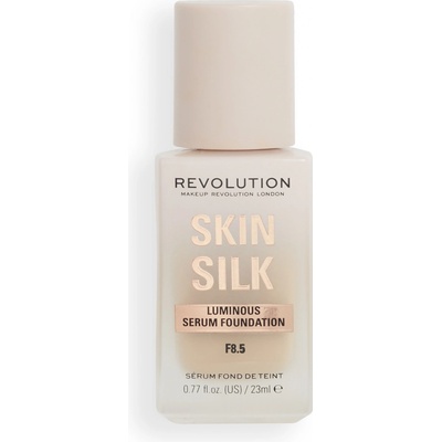 Makeup Revolution Skin Silk Serum Foundation ľahký make-up s rozjasňujúcim účinkom F8.5 23 ml