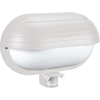 ELMARK St69 ФАСАДЕН ОСВЕТИТЕЛ С pir СЕНЗОР 180° 1xe27 БЯЛ (99ds220/wh)
