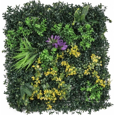 Umělá zelená stěna G21 Listo Herb, 50x50 cm