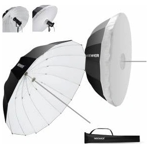 NEEWER 71/180 cm Parabolic Reflective Umbrella Photography with White Interior - NS4U