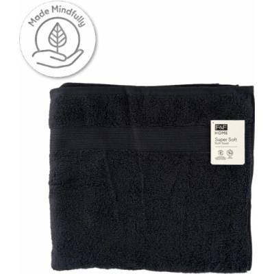 F&F Home black supersoft osuška 70 x 127 cm