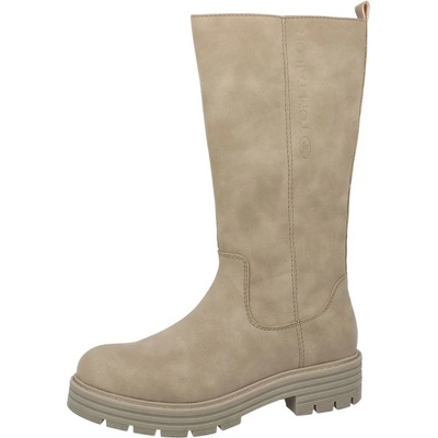 Tom Tailor 4291312 dámské kozačky béžové – Zboží Dáma