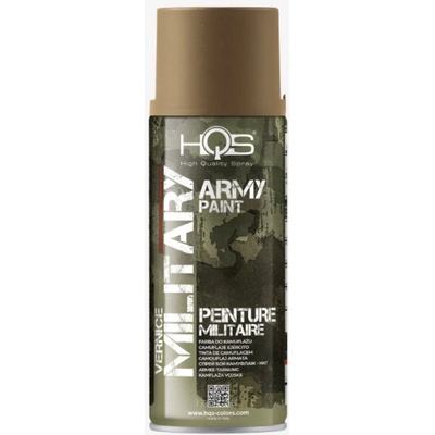 HQS farba v spreji pre kamufláž 400 ml RAL 1106 béžový piesok matná
