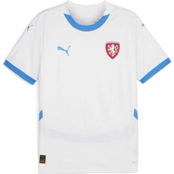 PUMA Футболна фланелка Puma Czech Republic Away Shirt 2024 Adults - White/Blue